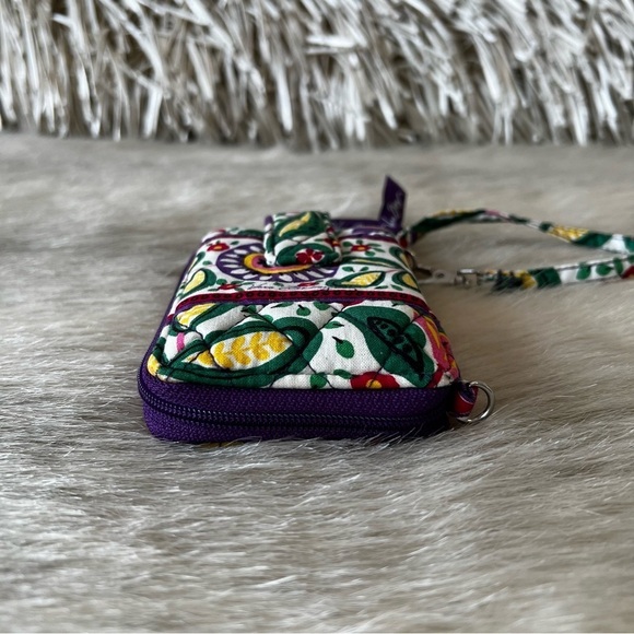 VERA BRADLEY Viva La Vera 2011 Smartphone Wristlet Purple Green Lipstick Case - Picture 7 of 11